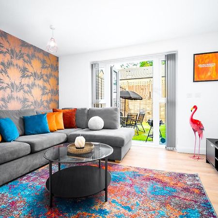 Luxury City Centre 5 Bed House With En-Suite, Bbq, On-Site Parking By Azura Nights Birmingham Exterior foto