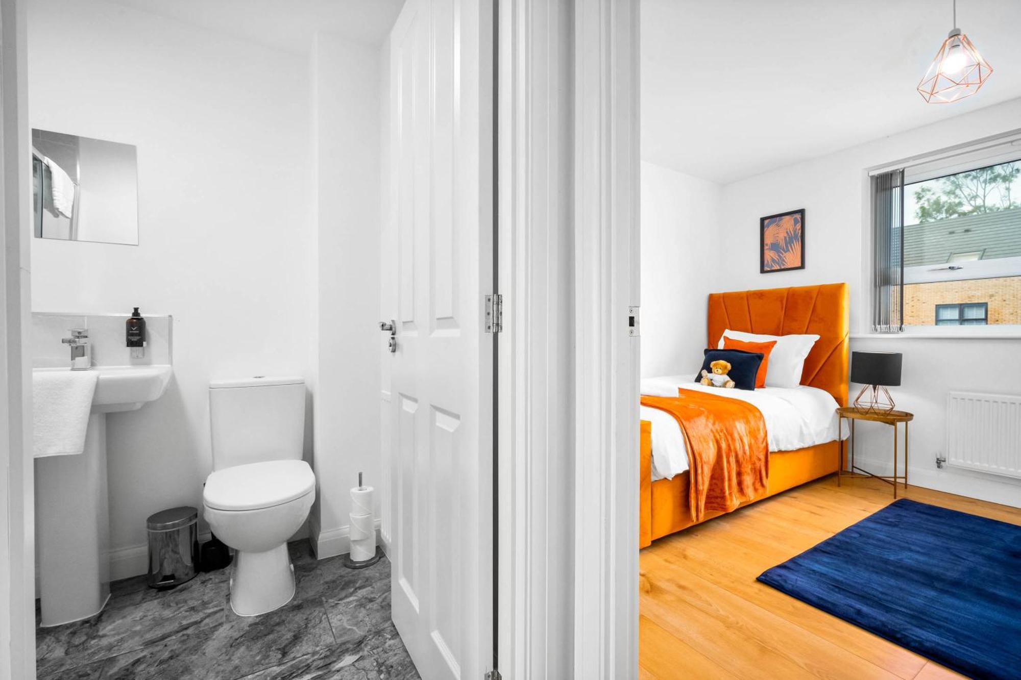 Luxury City Centre 5 Bed House With En-Suite, Bbq, On-Site Parking By Azura Nights Birmingham Exterior foto